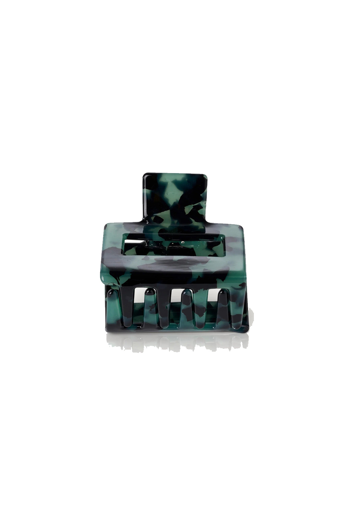 Haarspange Square Green Leo