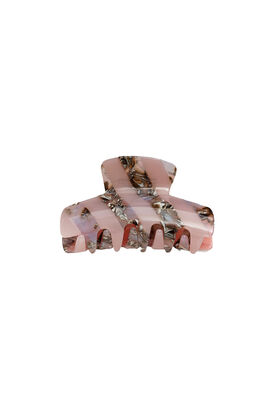 Haarspange Stripes Pink Marble