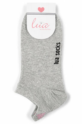 Sneakersocken mit Herz Applikation