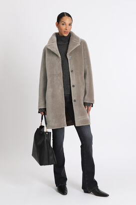 Fake Fur Mantel 