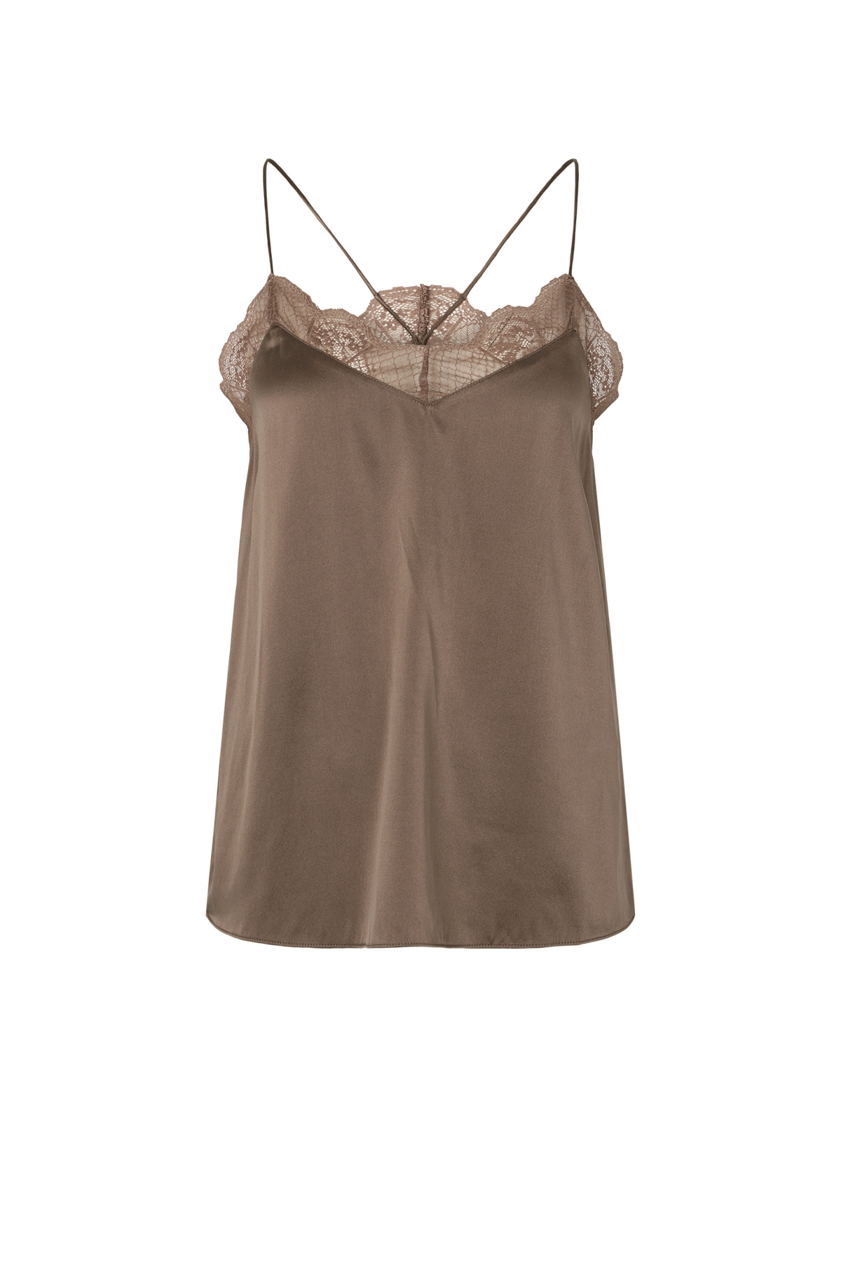 Top aus Seidenstretch