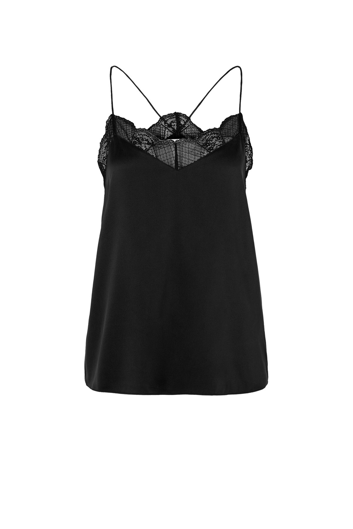 Top aus Seidenstretch