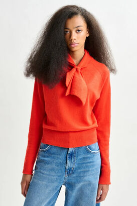 Cashmere Pullover mit Schluppe