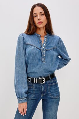 Bluse Sunna mit Stitching