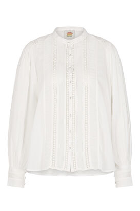 Bluse mit Spitzendetails