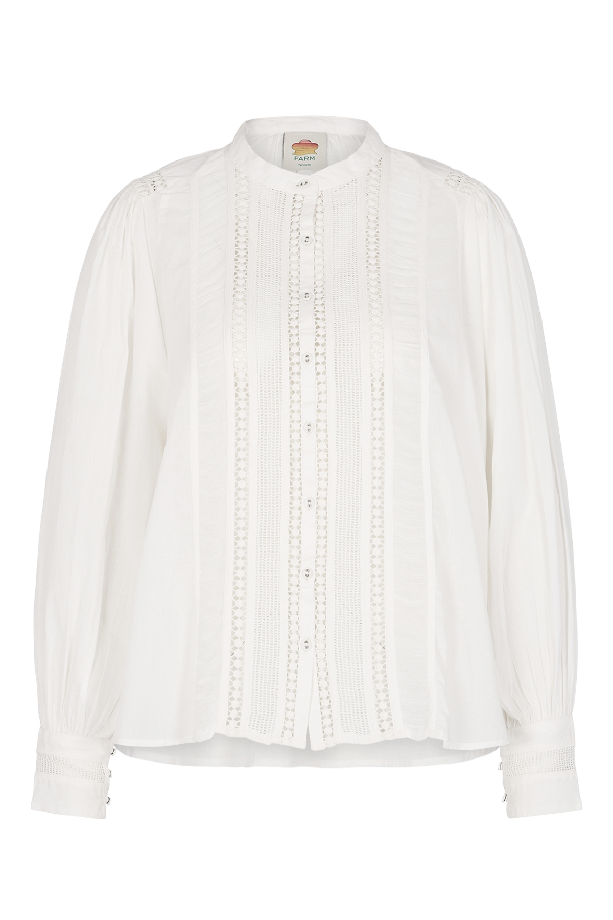 Bluse mit Spitzendetails