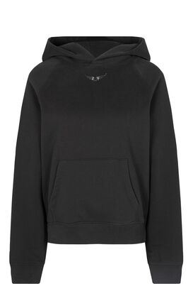 Hoodie mit Strassapplikation