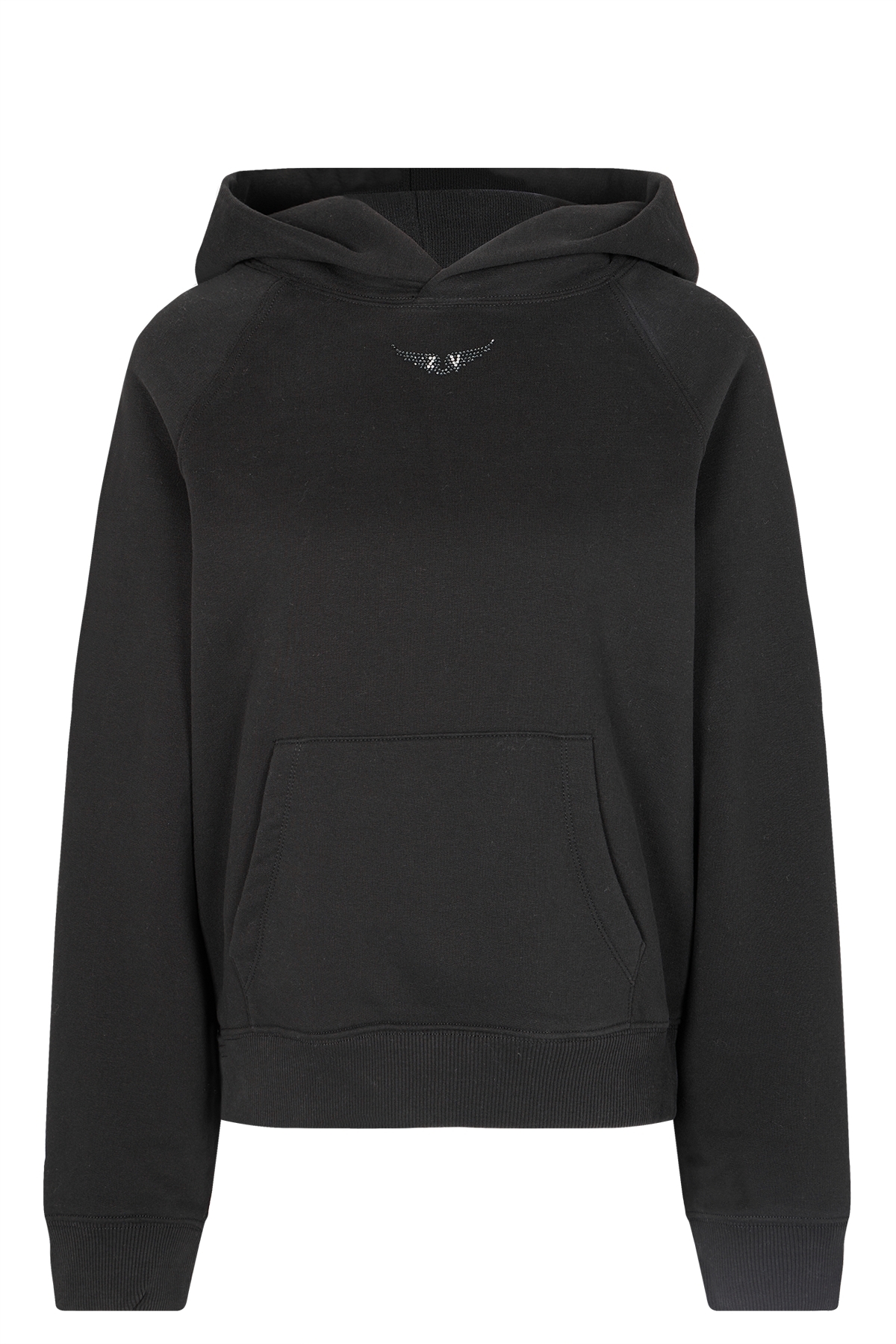 Hoodie mit Strassapplikation