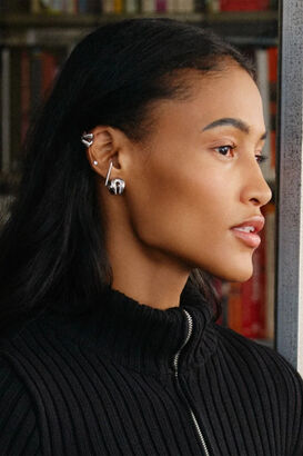 Ohrringe Pli&eacute; Lobe Studs Gold