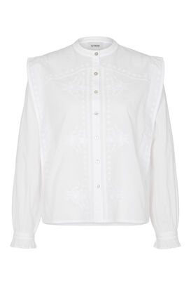 Bluse mit Stickerei