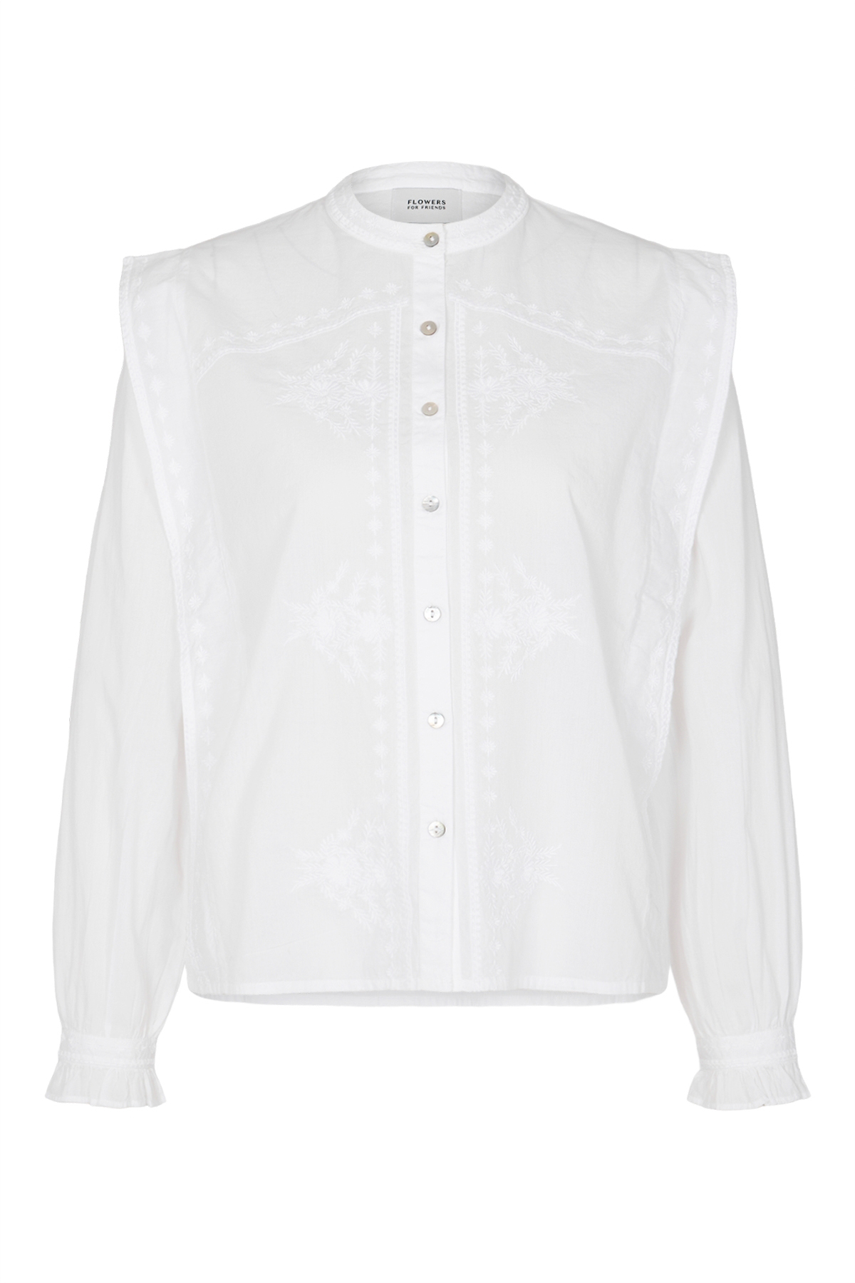 Bluse mit Stickerei