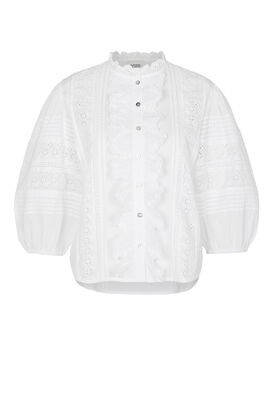 Bluse mit Spitze