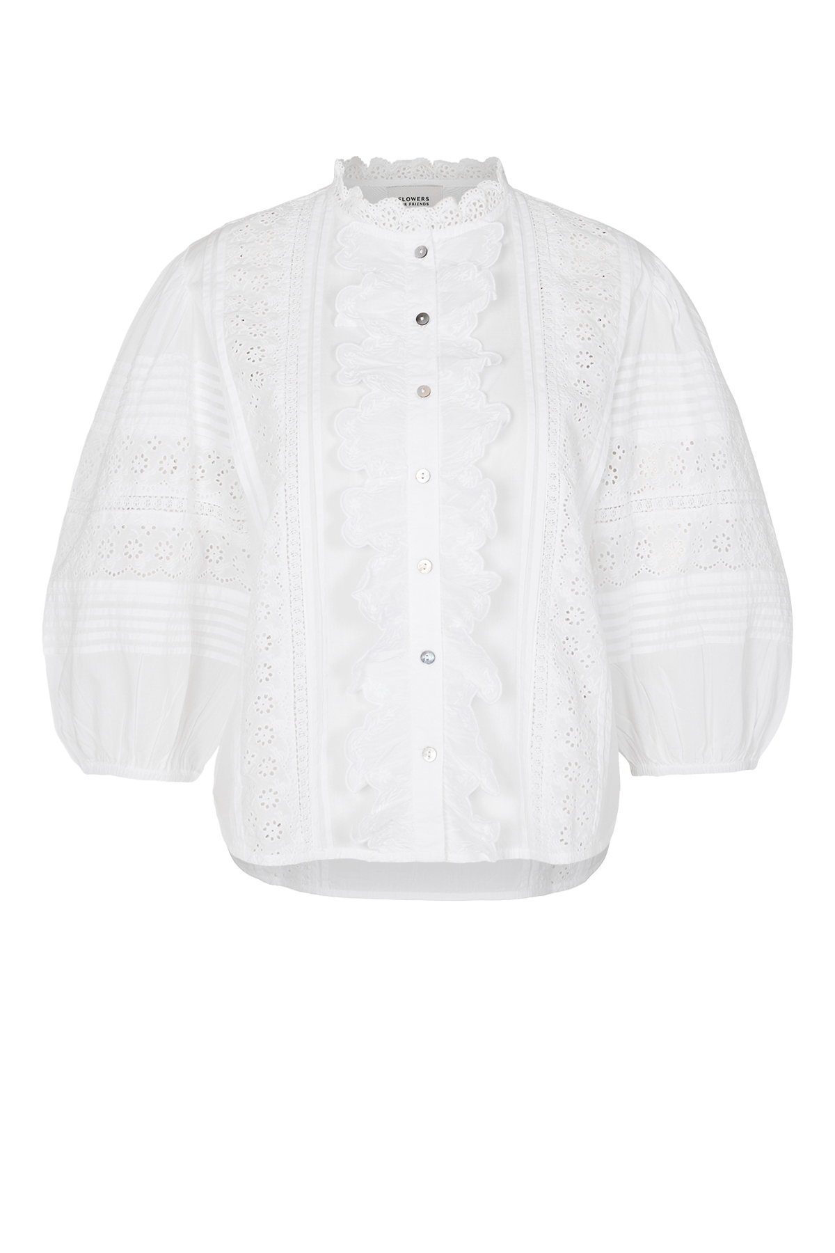 Bluse mit Spitze