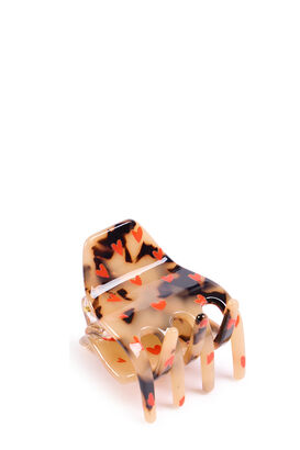 Haarspange Lilly mit Herzenprint