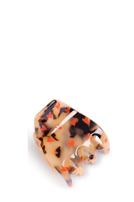 Haarspange Lilly mit Herzenprint