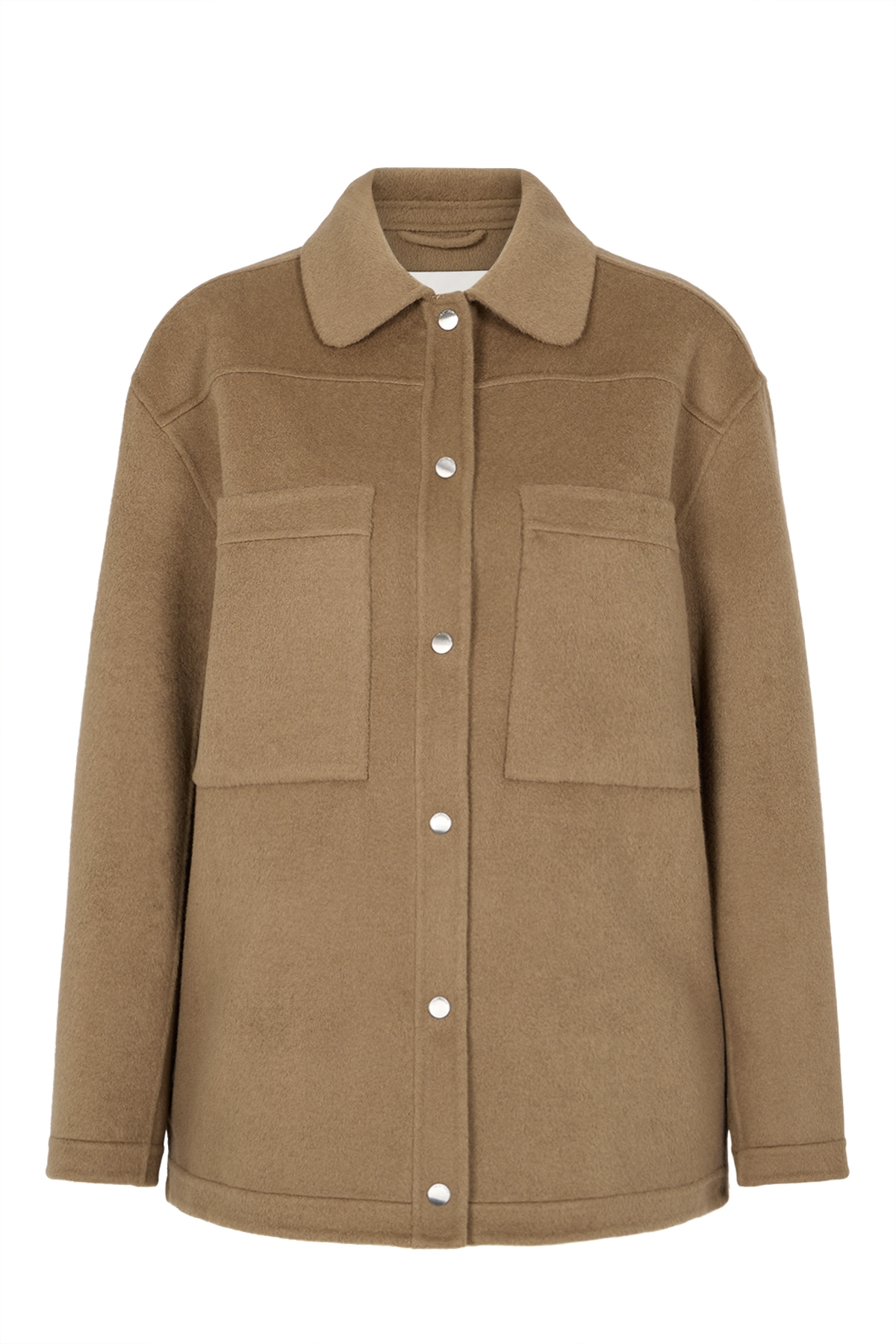 Doubleface Jacke aus Wolle