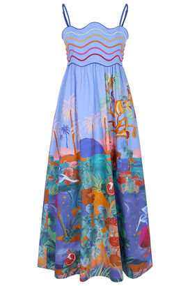 Midi Kleid Landscape 