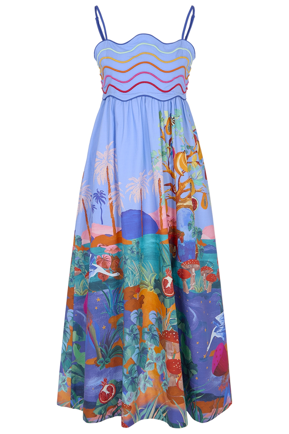 Midi Kleid Landscape 