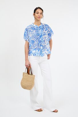 Bluse mit R&uuml;sche