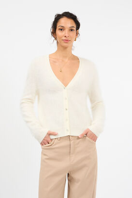 Cardigan aus Mink Wash Cashmere 