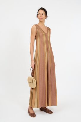 Lurex Maxi Kleid