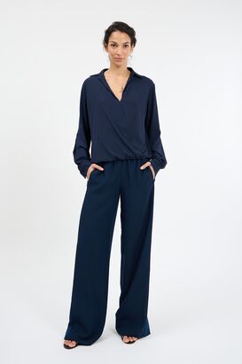 Bluse in Wickeloptik