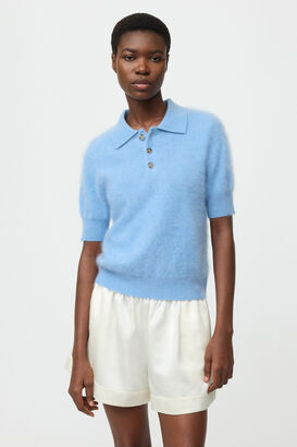 Brushed Cashmere Polo