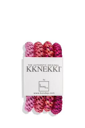 Kknekki Haargummis 4er Pack, Pink
