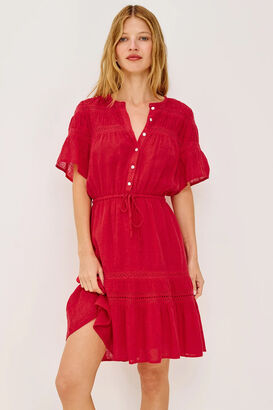 Kleid Winslow mit Leinen