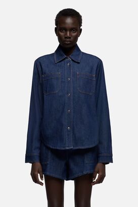 Jeansbluse Utility