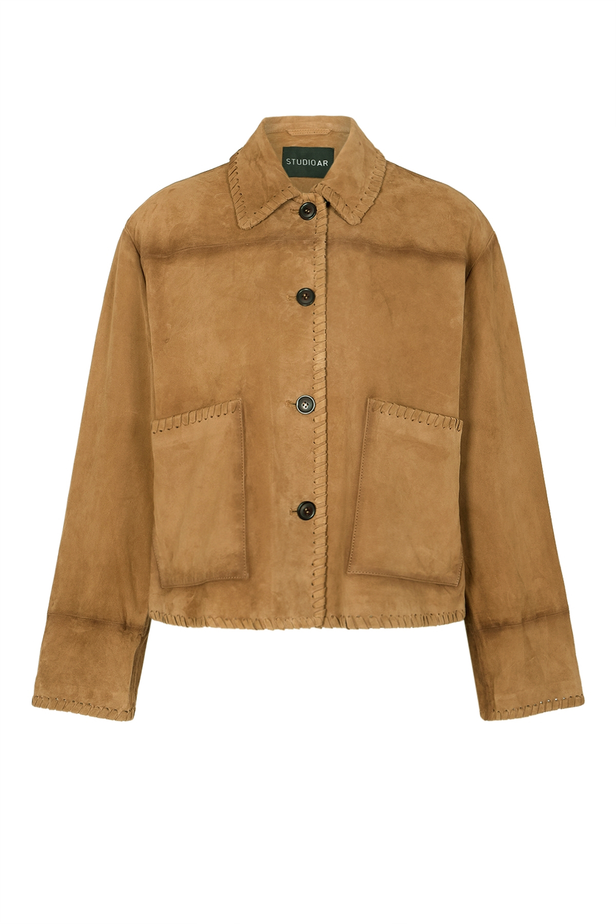 Jacke Ilya aus Veloursleder 