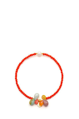 Armband 6 Drops, Red