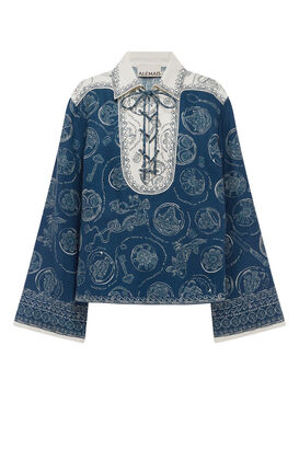 Bluse Lucky Lace up
