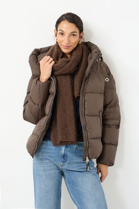 Schal aus Mink Wash Wolle 