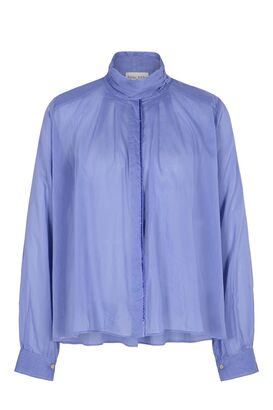 Bluse mit Seide