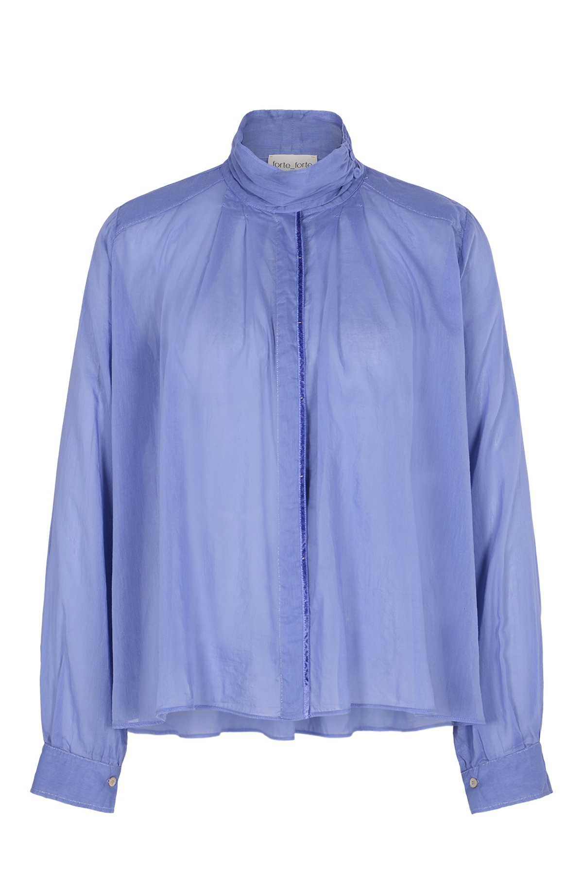 Bluse mit Seide