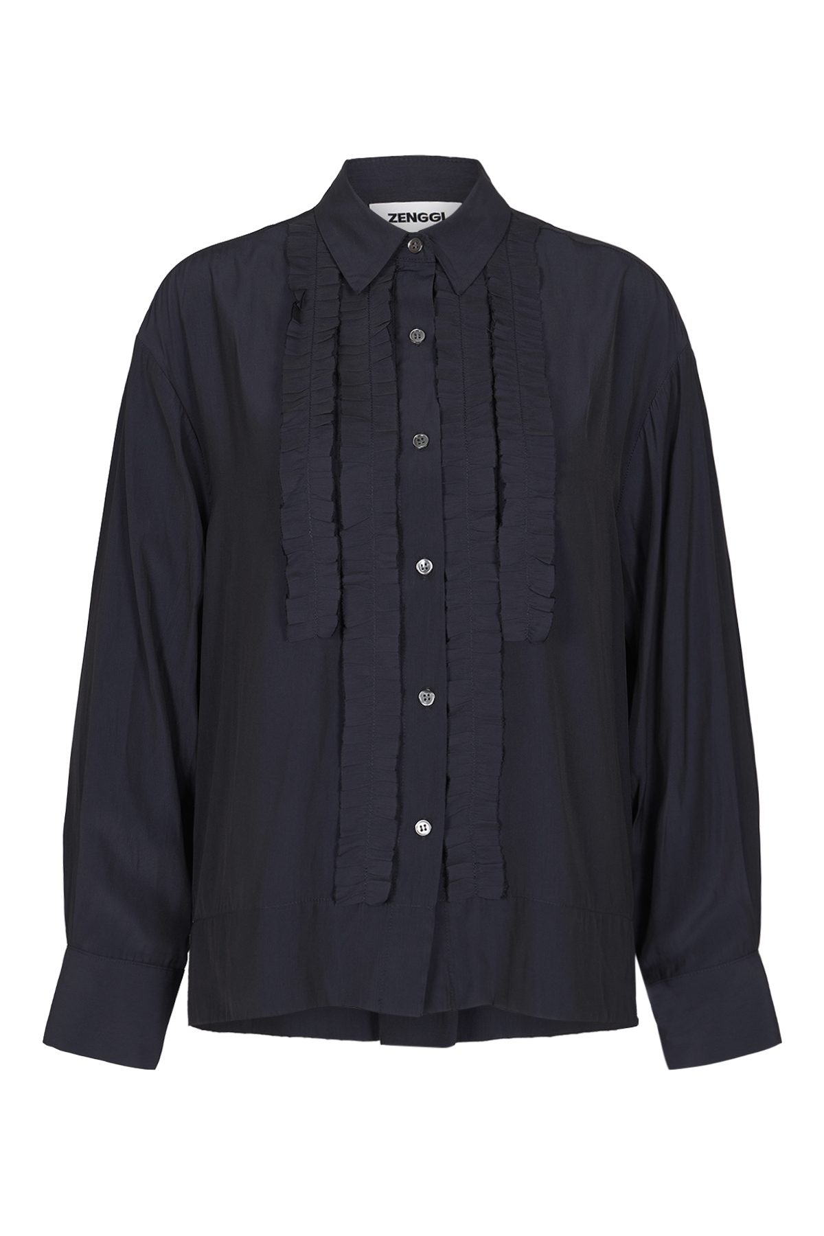 Bluse mit R&uuml;schen