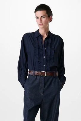 Bluse mit R&uuml;schen