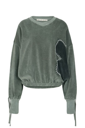 Sweatshirt aus Samt