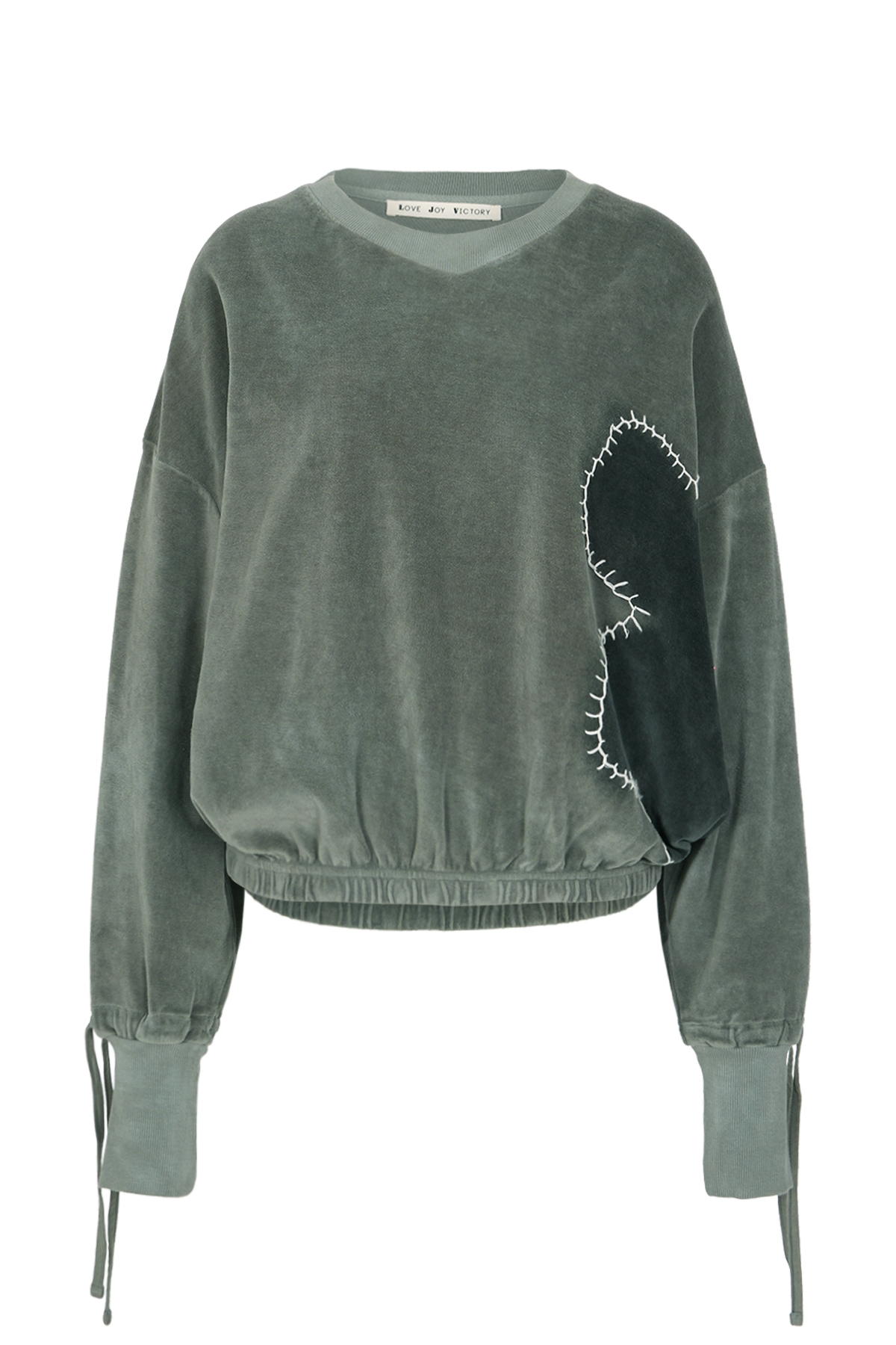 Sweatshirt aus Samt