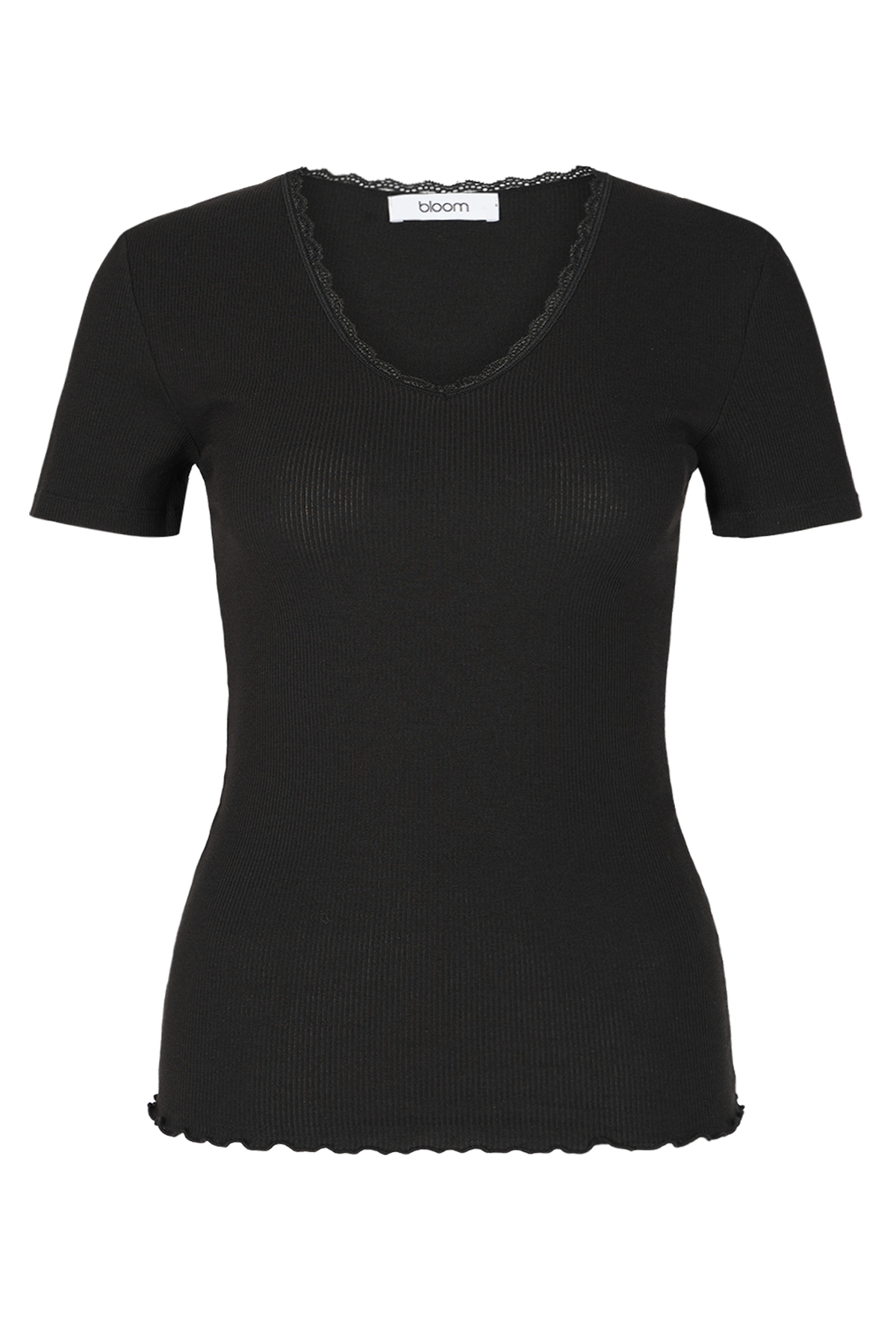 Shirt mit Spitzenborte
