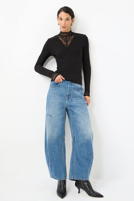 Longsleeve mit Spitze