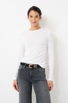 Longsleeve mit Baumwolle und Modal