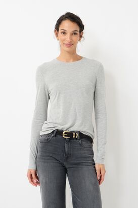 Longsleeve mit Baumwolle und Modal