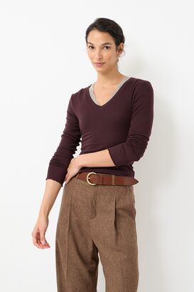 Longsleeve mit Wolle