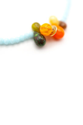 Armband 6 Drops, Hellblau