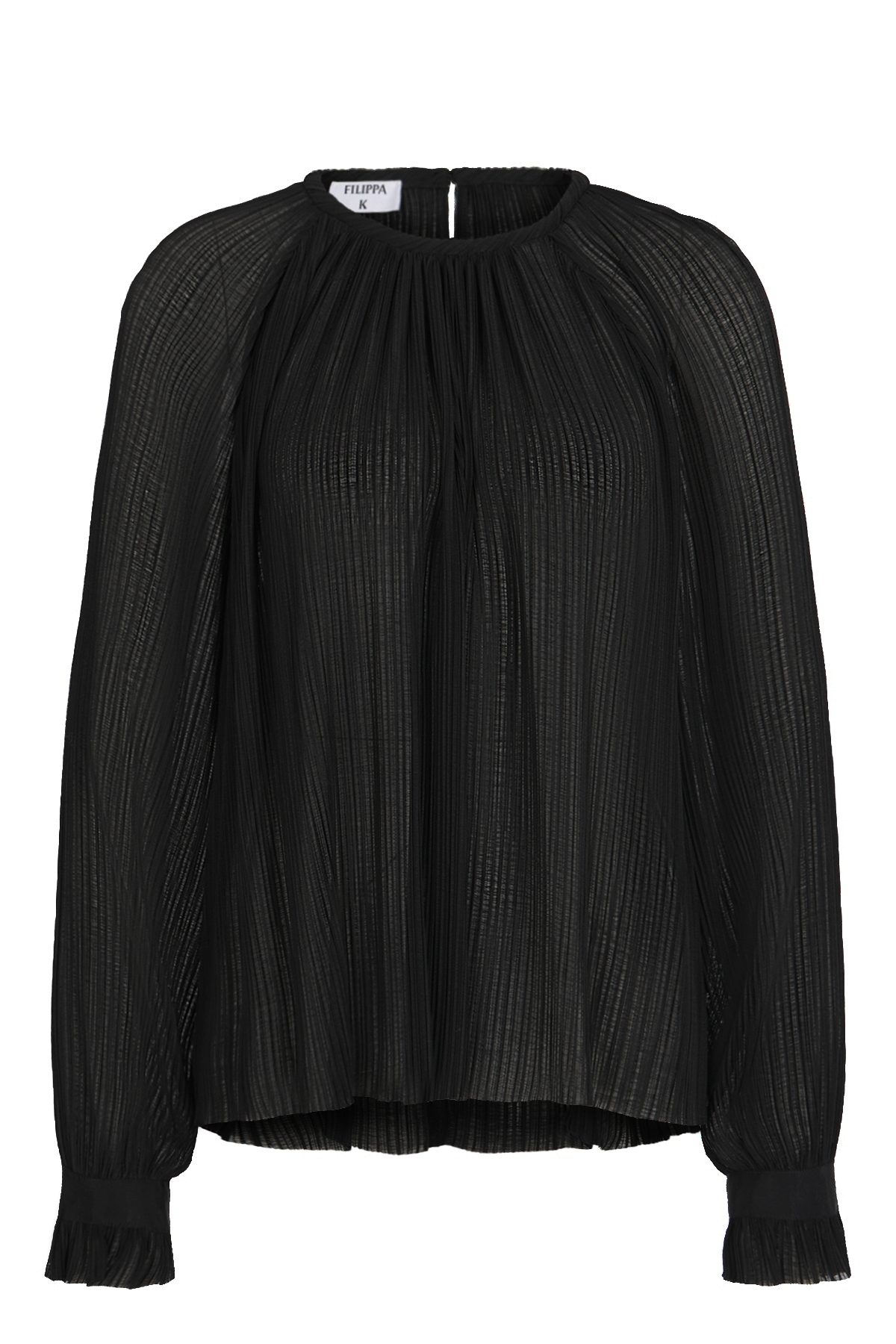 Plissierte Bluse 