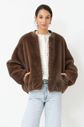 Faux Fur Wende-Blouson Etta 