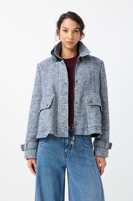Jacke mit Wolle