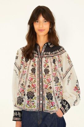 Bluse Delicate Floral Cream                                                                                                                                                                             